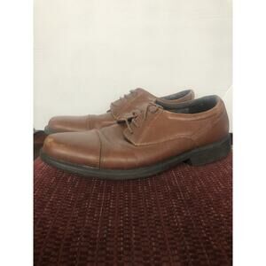 Bostonian Flexlite Derby Men's Size 11 M Brown Leather Dress Shoes (14885)